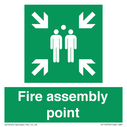 Fire assembly point Text: 